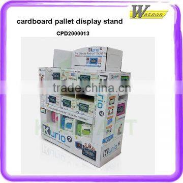 Recycled Portable Supermarket Promotion Paper Cardboard Pallet Display for Layette