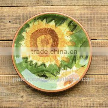 Art Design Hand Painting Ceramic Plate Model CP8133