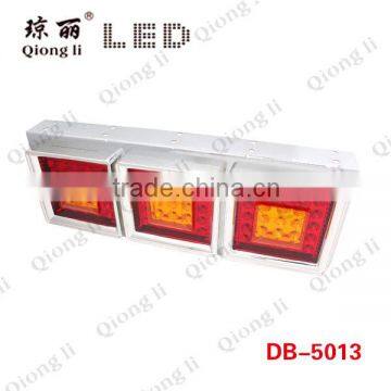 Three Lens 24v Stop Turn Signal Function Semi Trucks Led Tail Light