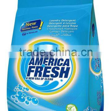 AMERICA FRESH LAUNDRY DETERGENT POWDER BLUE 5 Kg 11 lb BAG