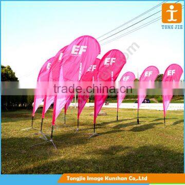 Durable beach Flag, fabric beach flag for advertising