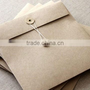 String and button envelopes