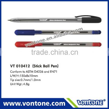 NON MOQ promotional stick ball point pen