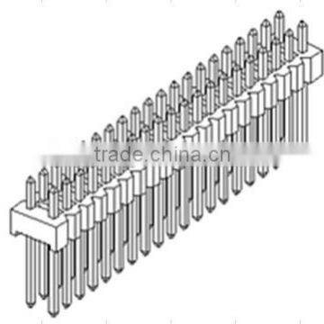 PCB used straight right angle double rows smt with 2.2mm pitch pin header