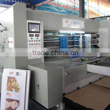 Automatic feeder print slot and die cutting machine with CE