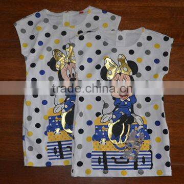Cartoon Mickey Vest for Baby Girls in Summer Baby Girl No-sleeved T-shirt photo-5