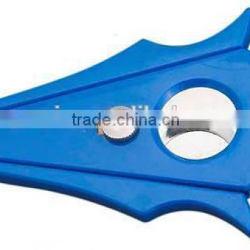 188A blue plastic cigar cutter