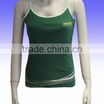 Best selling custom printing wholesale ladies lycra fashion tank top