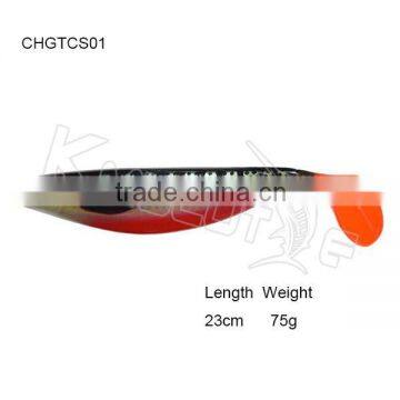 CHGTCS01 Popular pollock pike bass trout soft fishing lure shad bait
