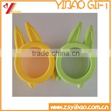 Heat-resisstant Customed Rabbit Cup Silicone Sleeve