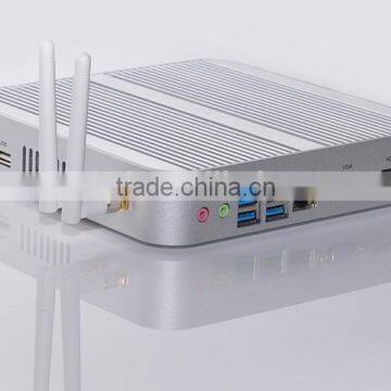 Mini Fanless Desktop PC Barebone System Without Ram or Storage Intel Core i3 3217U Integrated Intel HD 4000 Graphics HTPC