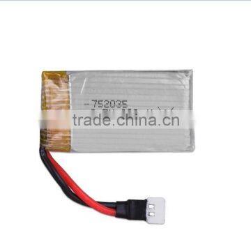 752035 3.7V 390mAh Li-polymer battery for YD-716 RC Drone Quadcopter helicopter                        
                                                Quality Choice
