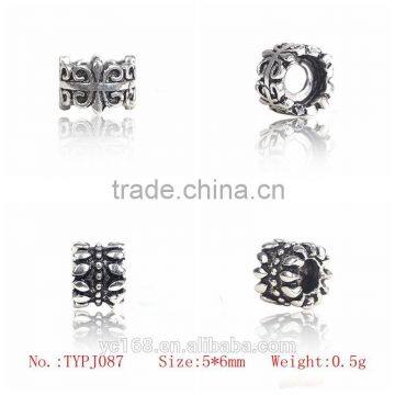 China Factory 925 Sterling Silver Spacer Beads for Jewelry Making, DIY 925 Silver Spacers Wholesale