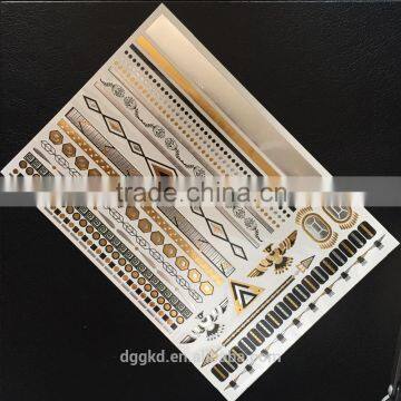 Hot Magic Indian Tattoos Flash Jewelry Tattoo Sticker/temporary Tatoo /gold Tattoo Sticker/water Transfer Tattoo