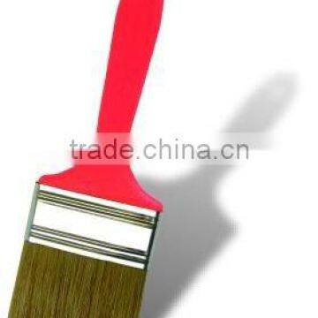 superior quality mixed bristle flat paint brush with plastic handle