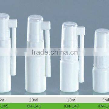 PE throat spray bottles