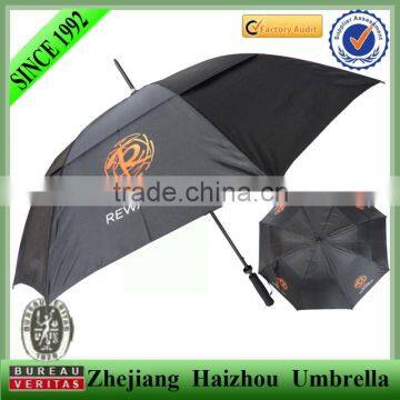 30'' promotional double layer umbrella with fan