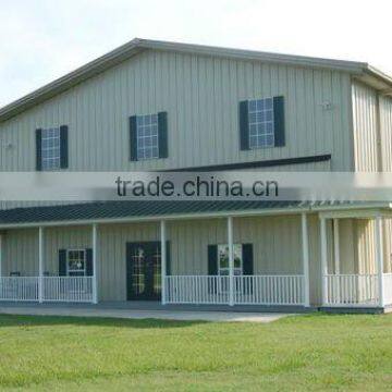 Two storey prefab steel structure warehouse