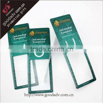 Factory low price promotional portable pvc magnifying glasses