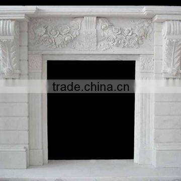 Natural Stone Marble Fireplace Surrounds and Mantels