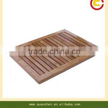 Bamboo Floor and Shower Mat
