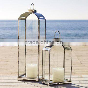 Stainless Steel Lantern, Metal Lantern, Silver Lantern