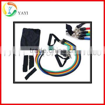 Wholesale 11 Piece Resistance Band Set With Exercise Tubes Quality Choice photo-6