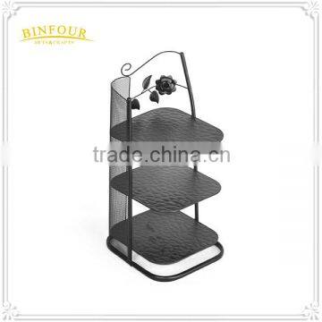 3 Layers Room Corner Metal Shoes Rack for Home Deco photo-3