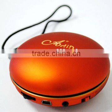 Handy Hamburger Vibrating Speaker with Lanyard(as FM radio antenna)