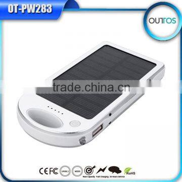 Free logo printing power bank mobile charger mobile phone solar charger