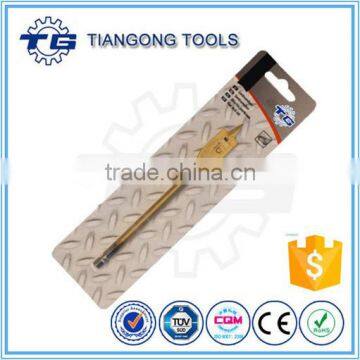 TG High Carbon Steel Titanium Coated Wood Flat Drills