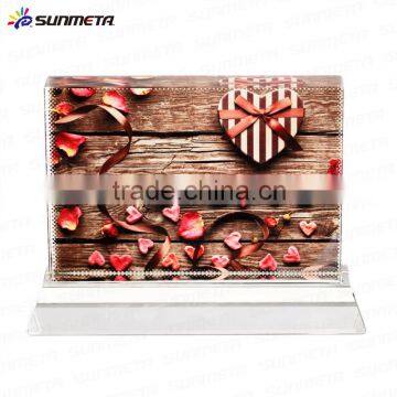 Sunmeta sublimation crystal photo souvenir for home decoration 110*160*40mm BSJ08