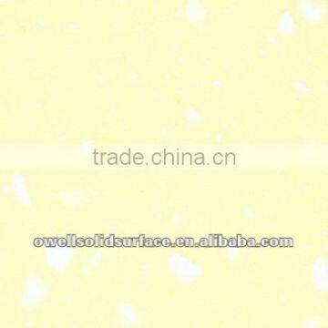 Artificial solid surface stone mature gold fiberglass countertops P707