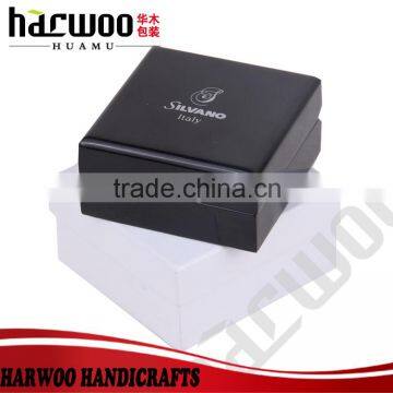 High-end matt wooden cufflink box for sales