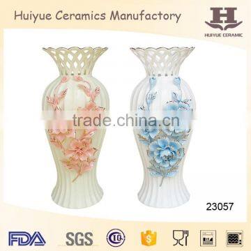 Ceramic Hand Craft Vase, Ceramic Tablle Centerpiece