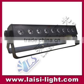 RGB/White led strobe wash 9pcs LED Wall Washer bar light