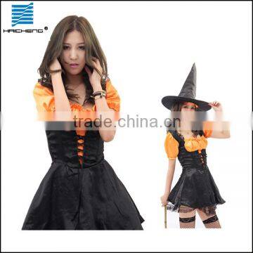 Adult carnival sex witch dress and costume