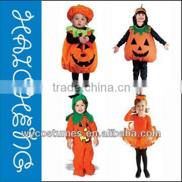 Halloween Pumpkin Costumes With Hat for Kids