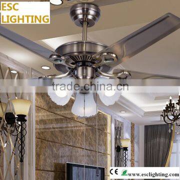 Iron Ceiling Fan, Brushed Bronze