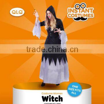 Adult Women Halloween Used Female Witch Party Costume Clothes photo-2