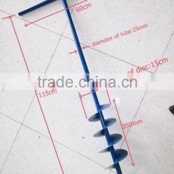 hot selling powder coated galvanized blue earth pole anchors