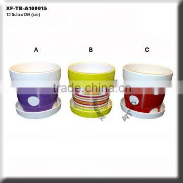 unpainted wholesale pottery flower pot