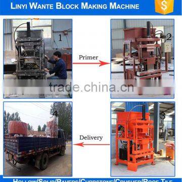 WT1-10 Cement Clay Brick Machine 15 hp Diesel Engine photo-4