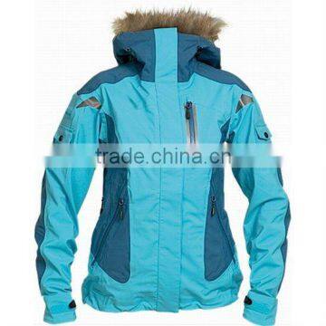 Mens Ski Jacket with fur hood