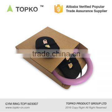 TOPKO Crossfit Gym Rings ABS Gym Rings With Strap And Flexible Buckles Gym Ring photo-4