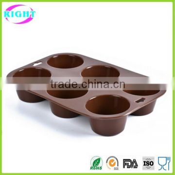 Food grade round silicone mini muffin pan