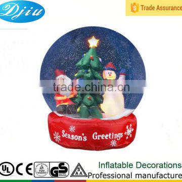 4-7 ft animated airblown snow globe Santa snowman Christmas inflatable light