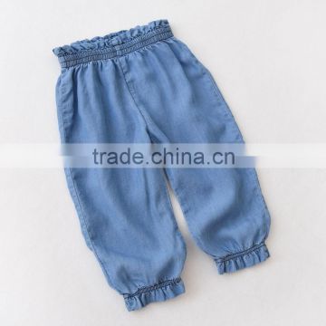 2015 child capris child soft denim bloomers for summer kids denim pants