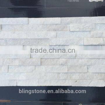 Hot selling white quartzite in panel in China (Culture Stone)