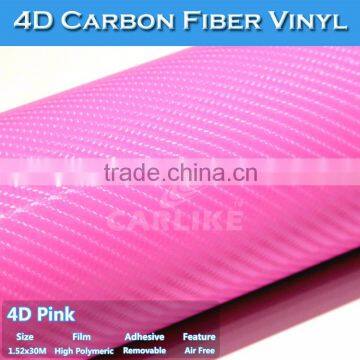 SINO STICKER Top Quality Best Price 4D Carbon Fiber Vinyl Auto Film photo-3